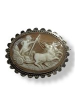 Brosche Mandile 1922 Dame Cammei antichi in Silber Conchiglia 2MSPCM3